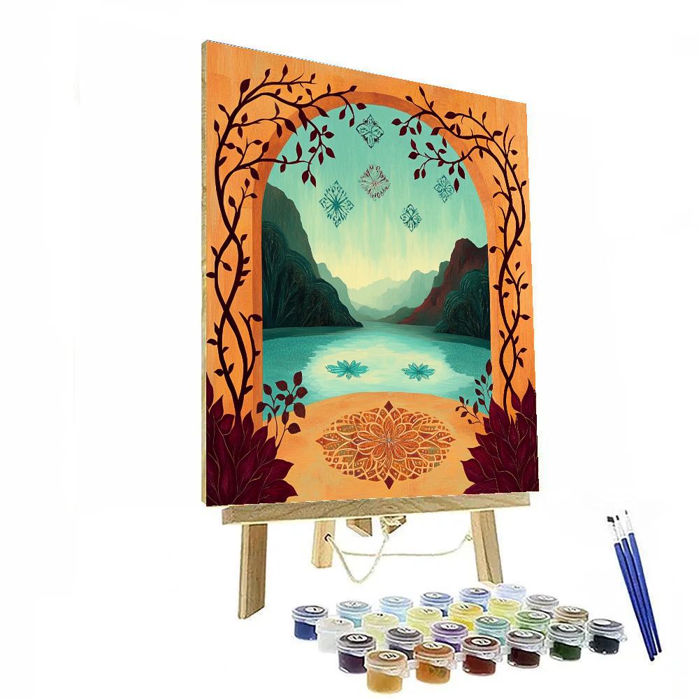 Frida Kahlo Inspired Thorned Oasis Of Memory Paint by numbers kits