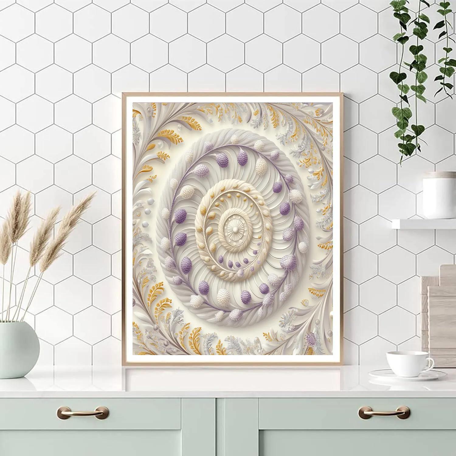 Alphonse Mucha Inspired Whispers Of Time painting number kit