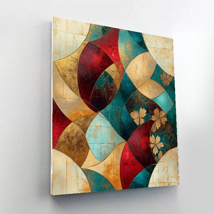 Gustav Klimt Inspired Mosaic Of Emotions paint by numbers