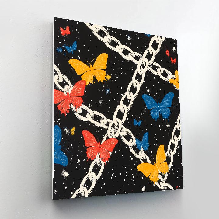 Banksy Inspired The Illusion Of Freedom Painting by numbers kit