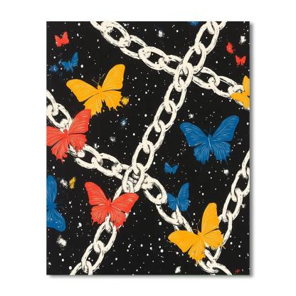 Banksy Inspired The Illusion Of Freedom Painting by numbers kit