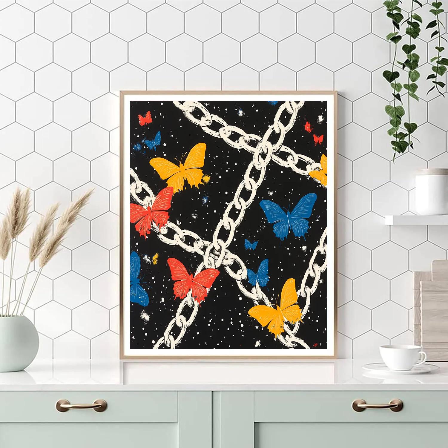 Banksy Inspired The Illusion Of Freedom Painting by numbers kit