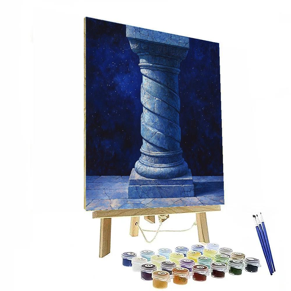 Michelangelo Inspired Aurora Monolith Numbered painting kits