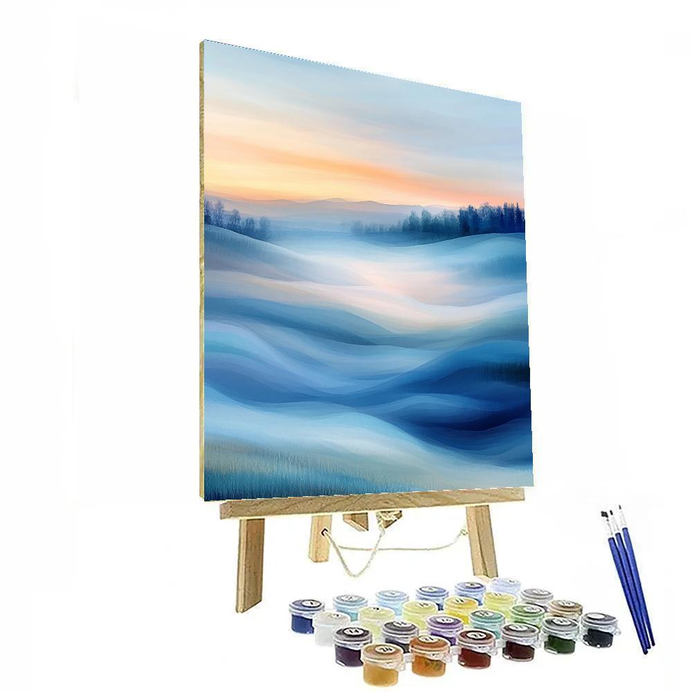 Edgar Degas Inspired Whispering Dawn Mist Number painting