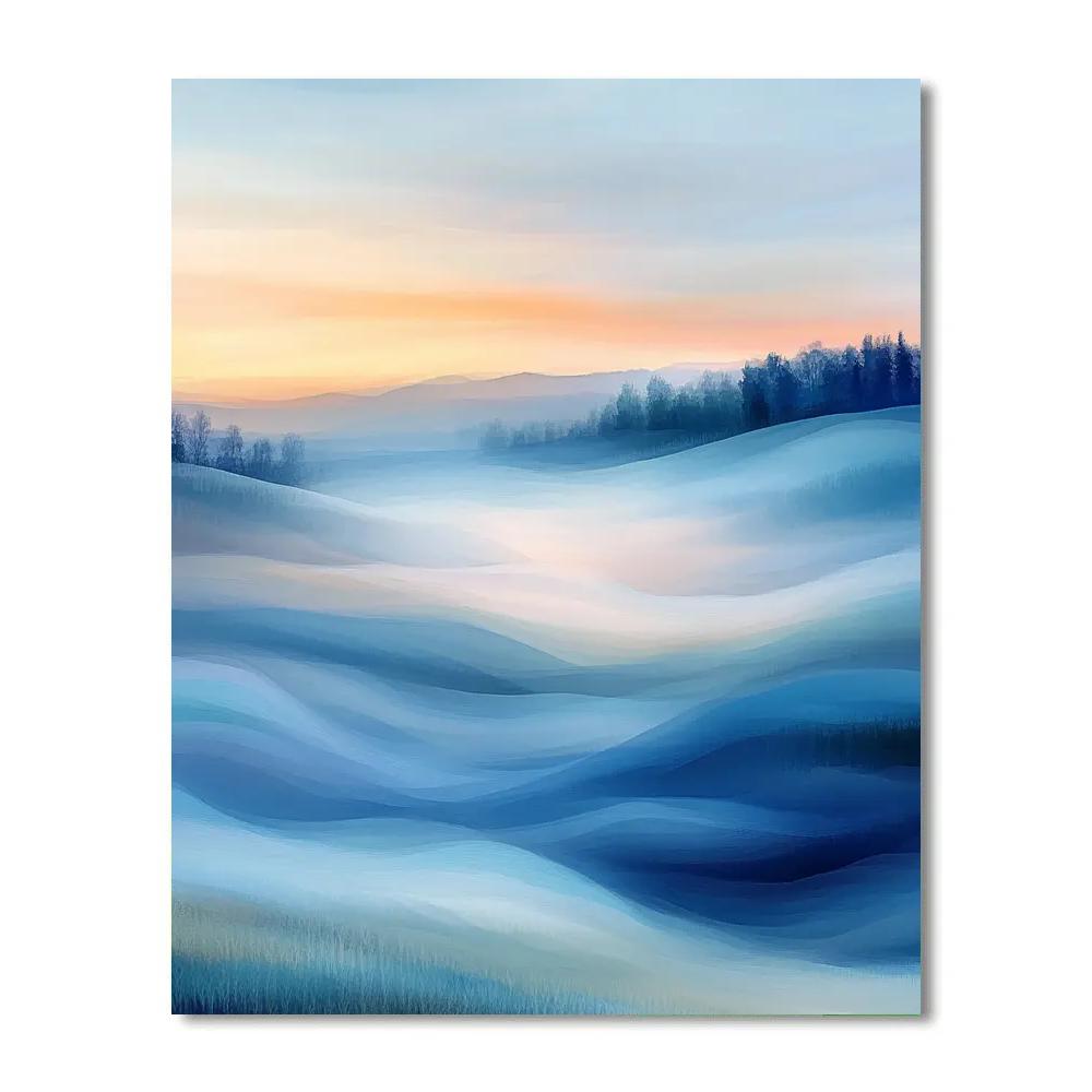 Edgar Degas Inspired Whispering Dawn Mist Number painting