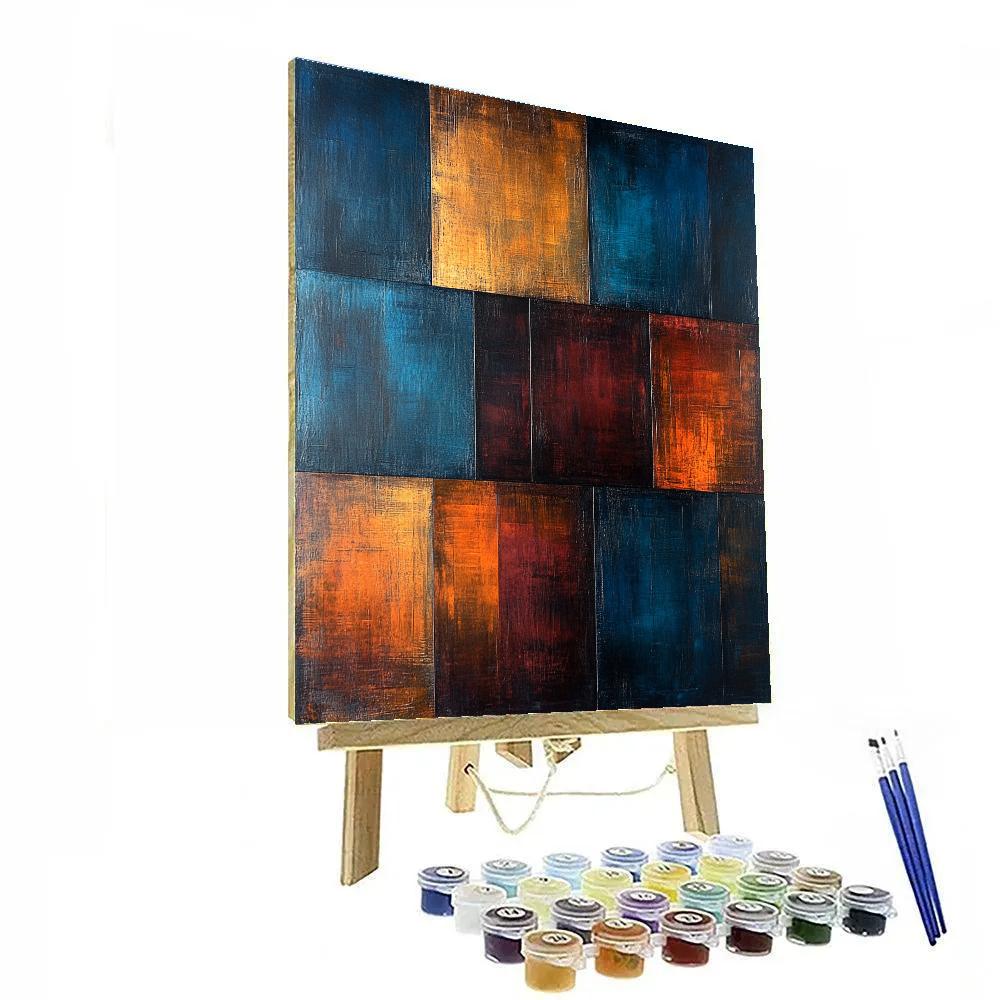 Mark Rothko Inspired Celestial Embrace paint by numbers