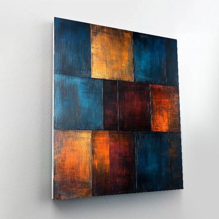 Mark Rothko Inspired Celestial Embrace paint by numbers