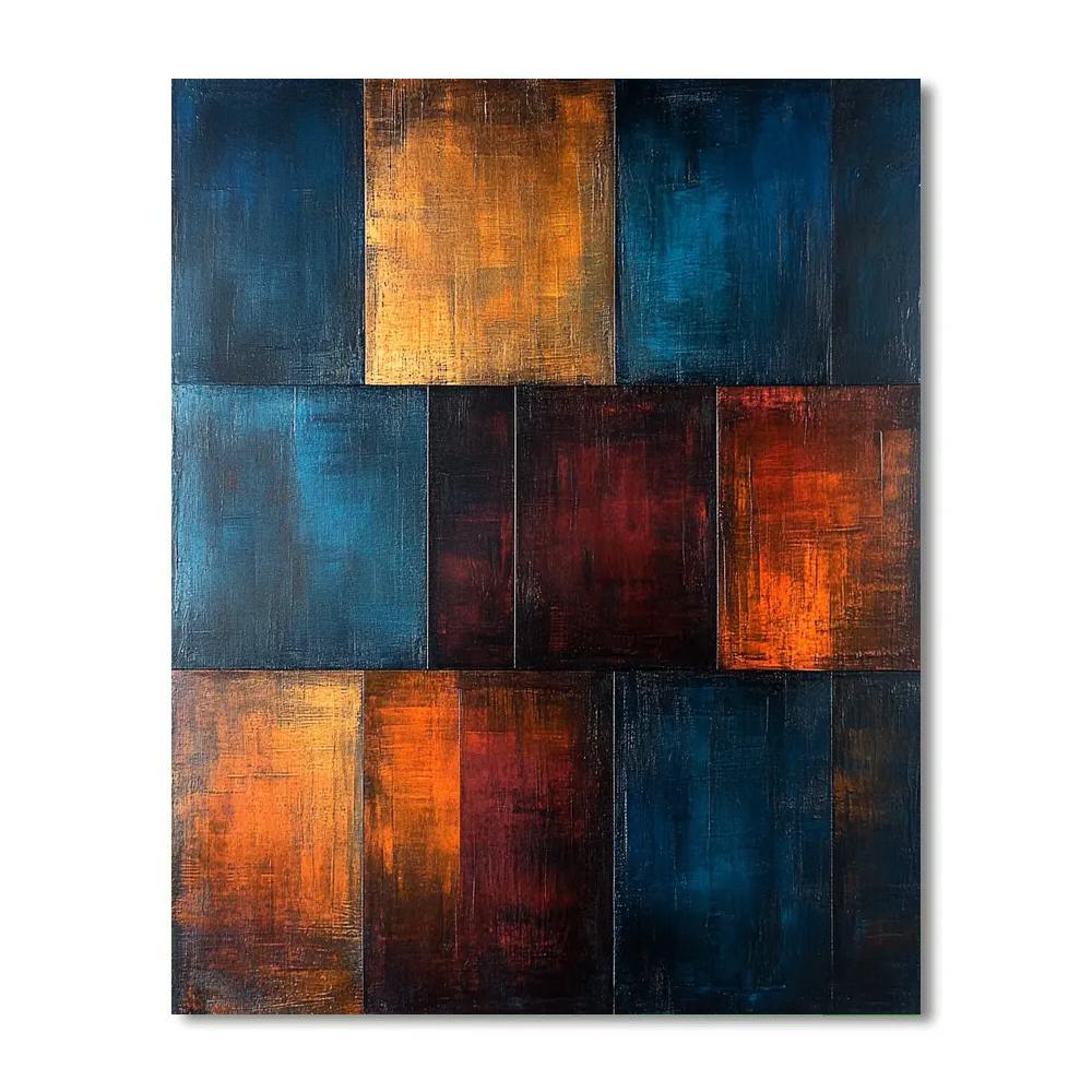 Mark Rothko Inspired Celestial Embrace paint by numbers