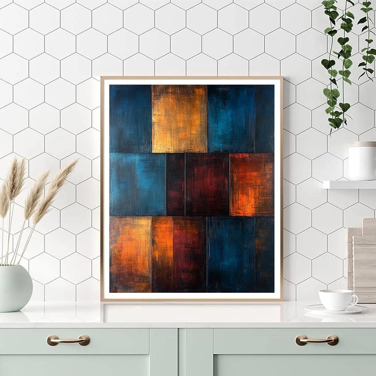 Mark Rothko Inspired Celestial Embrace paint by numbers