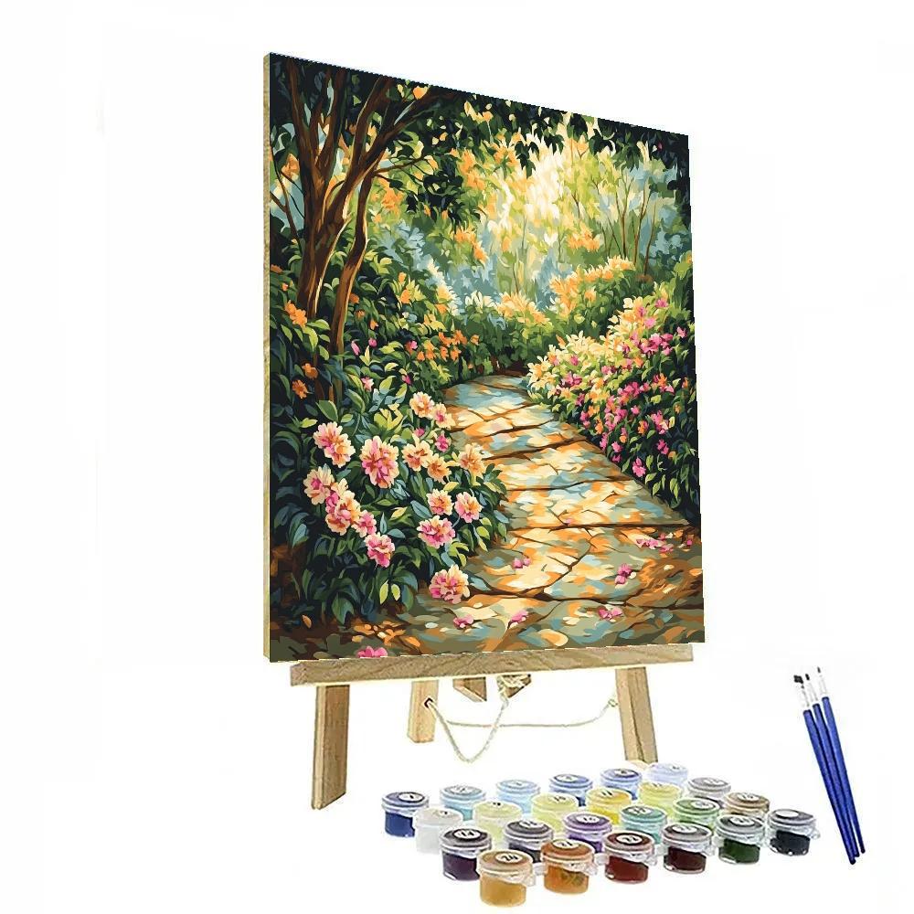 Edgar Degas Inspired Garden Whispers DIY paint by numbers