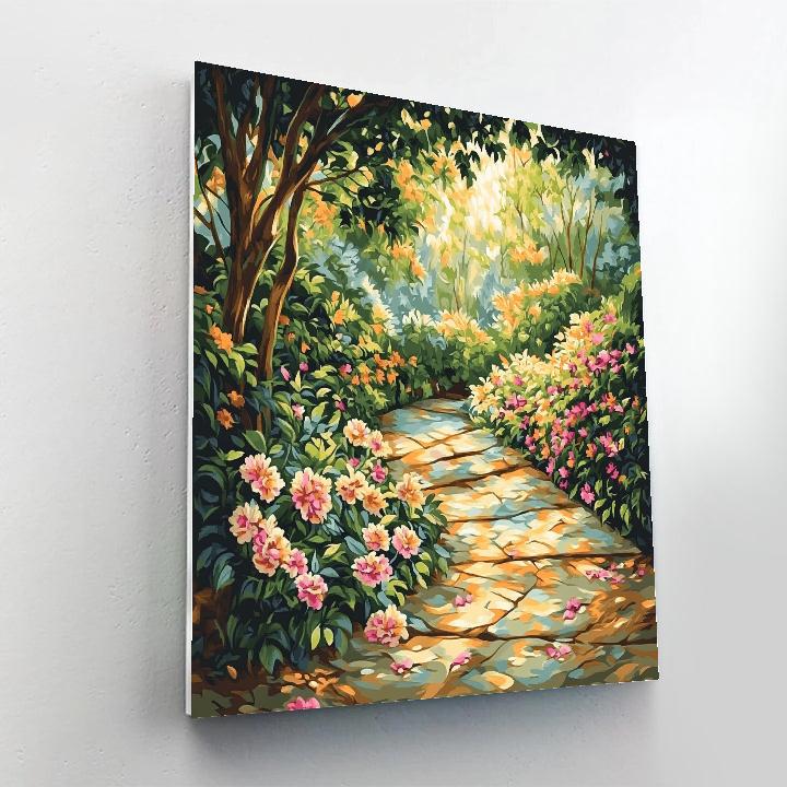 Edgar Degas Inspired Garden Whispers DIY paint by numbers