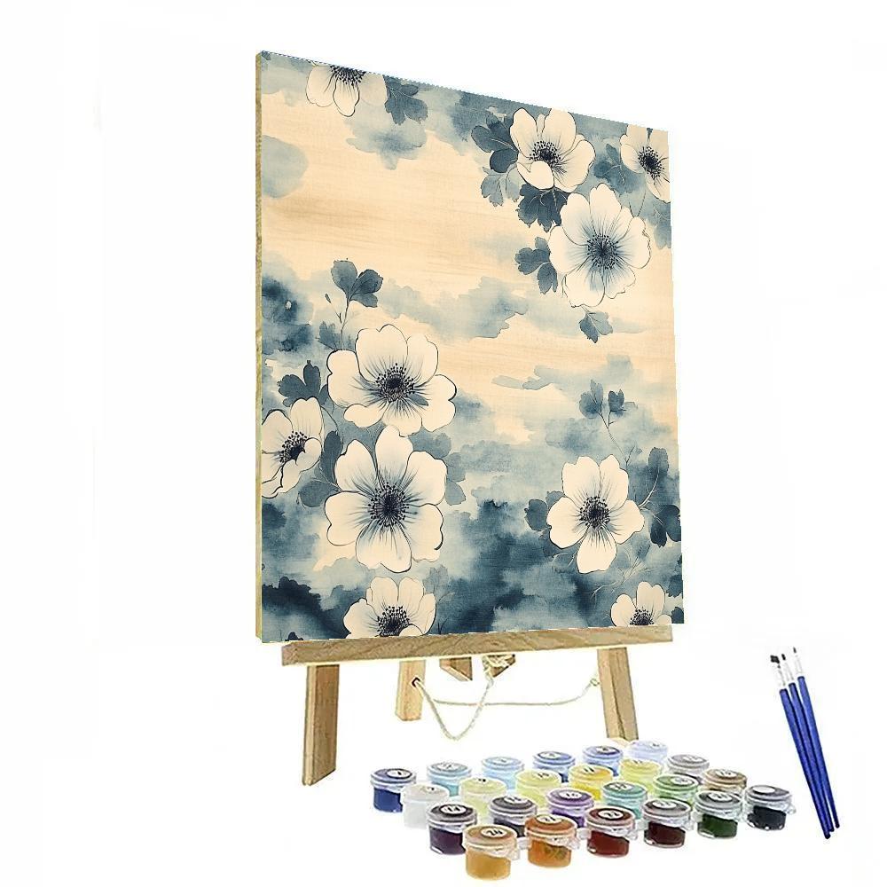 Zhao Mengfu Inspired Celestial Ink Garden Numbered painting kits