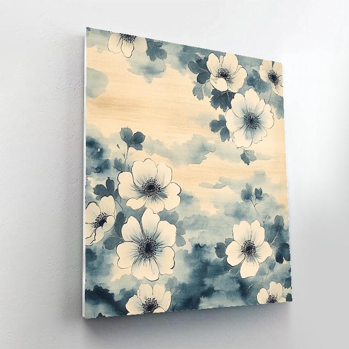 Zhao Mengfu Inspired Celestial Ink Garden Numbered painting kits