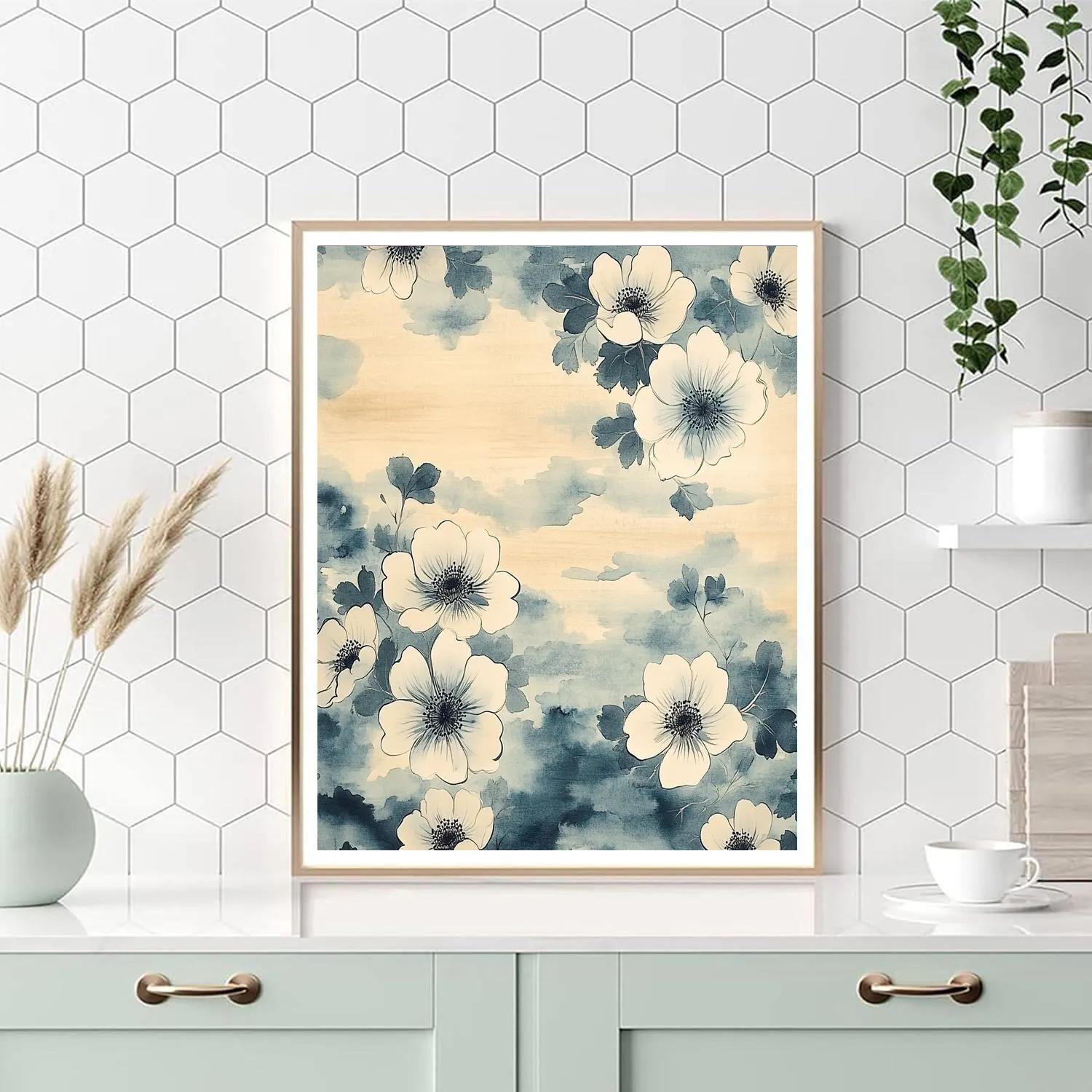 Zhao Mengfu Inspired Celestial Ink Garden Numbered painting kits