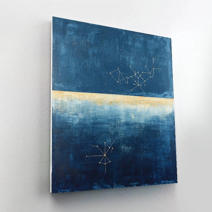 Paul Klee Inspired Starlit Cartography paint by numbers