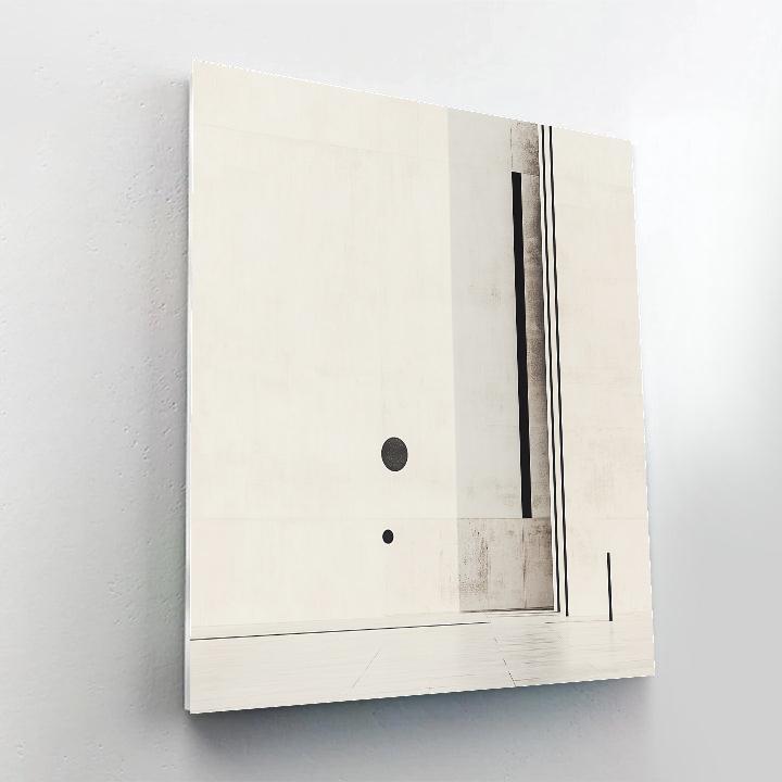 Kazimir Malevich Inspired White Silence Grid painting number kit