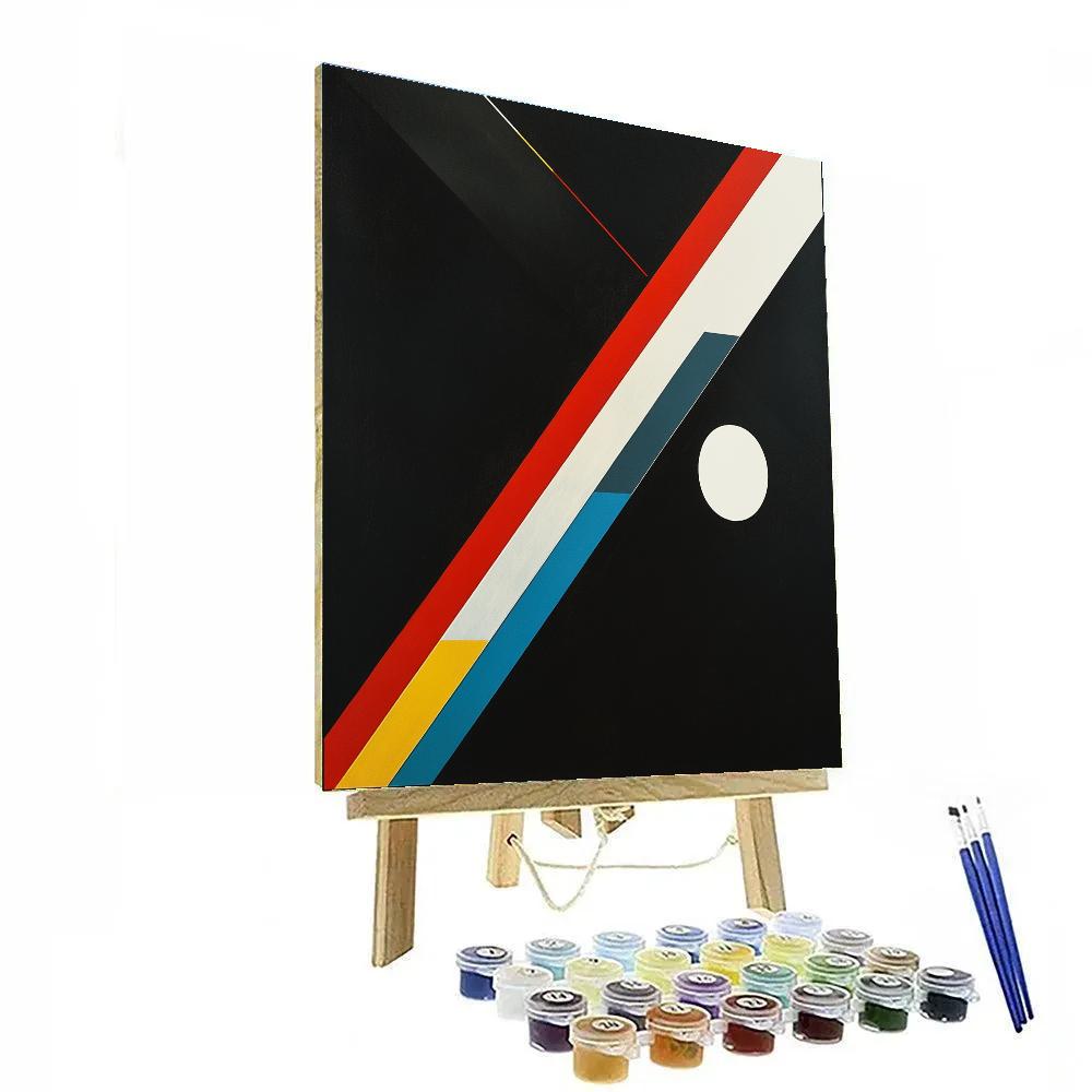 Kazimir Malevich Inspired Orbital Lattice painting number kit