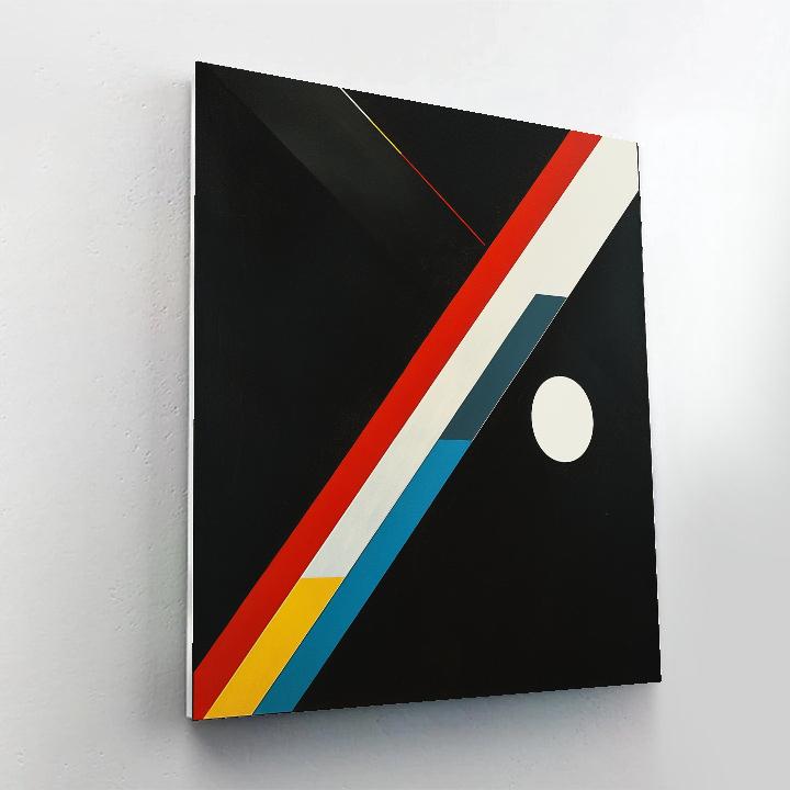 Kazimir Malevich Inspired Orbital Lattice painting number kit