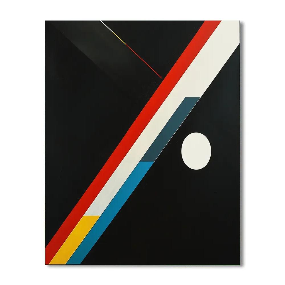 Kazimir Malevich Inspired Orbital Lattice painting number kit