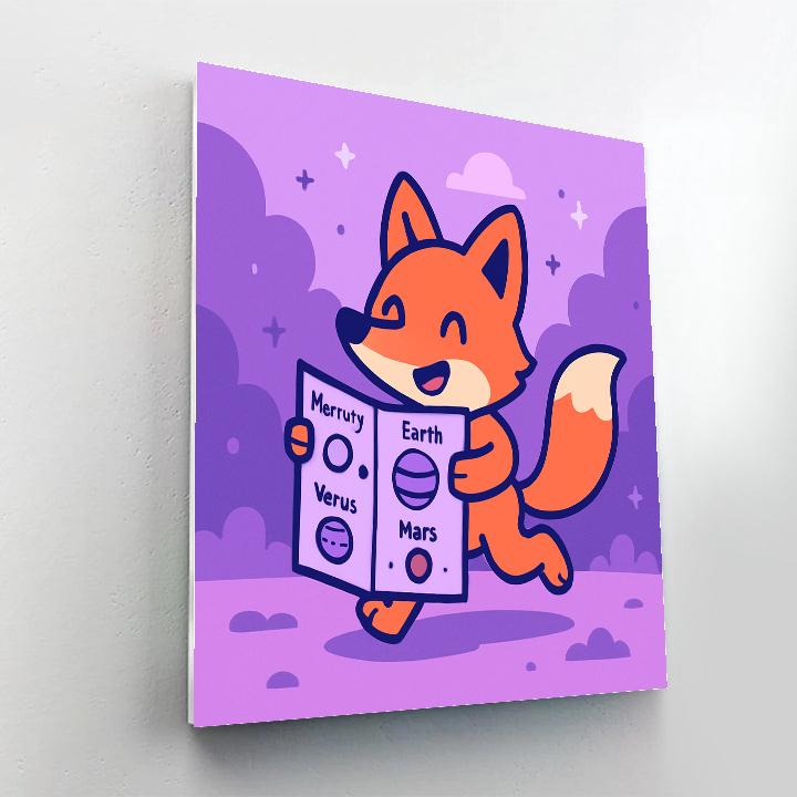 Nebula Playground Fox Paint by numbers kits
