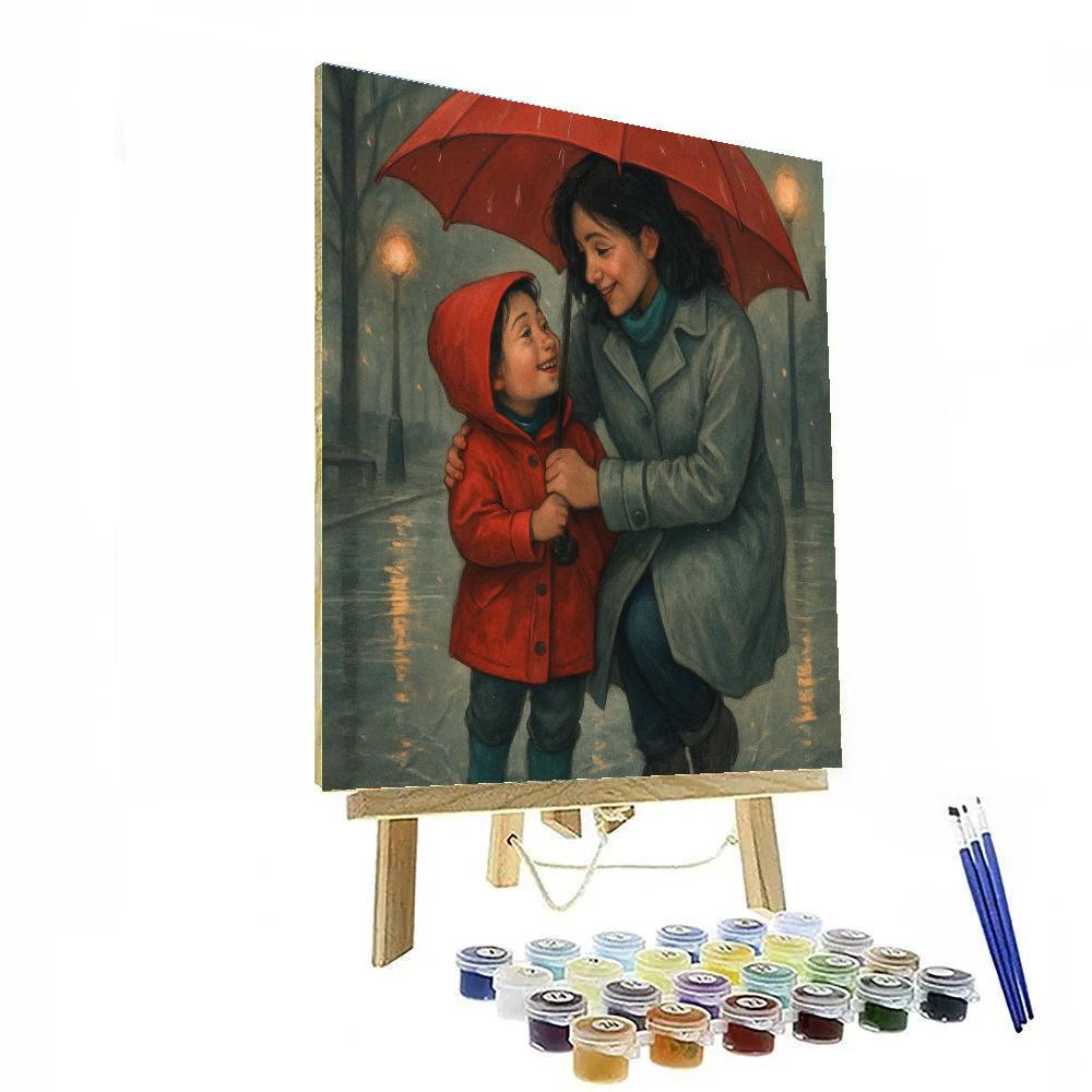 Raincoat Sharing Adventure Paint by numbers kits