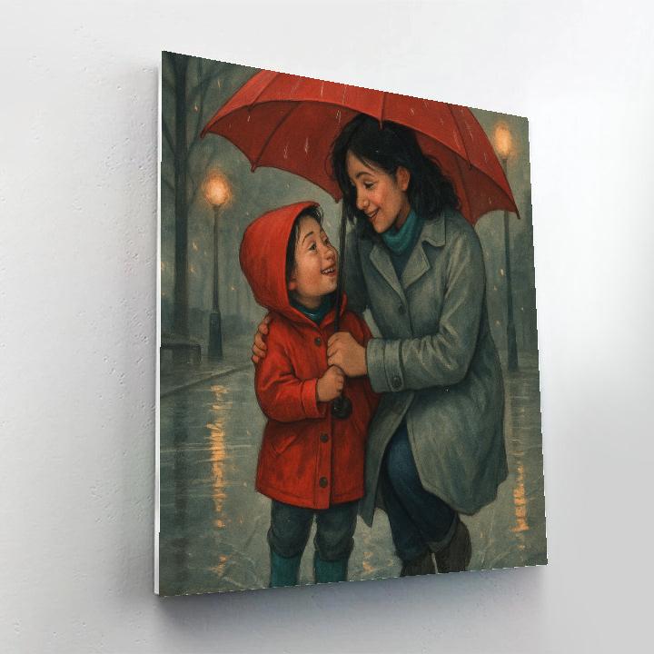 Raincoat Sharing Adventure Paint by numbers kits
