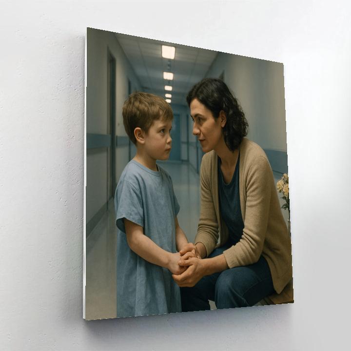 Hospital Waiting Room Support Painting by numbers kit