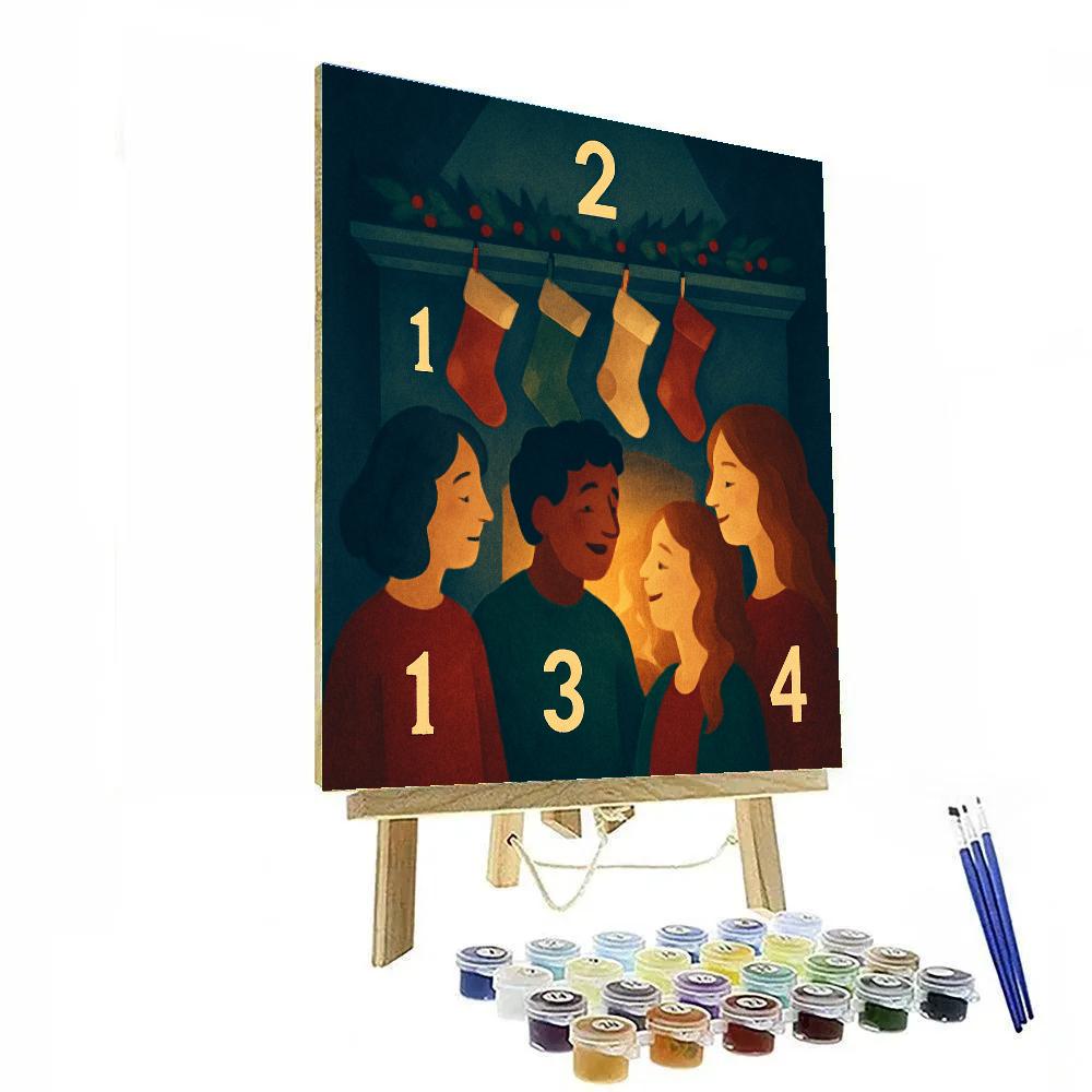 Midnight Mantle painting number kit