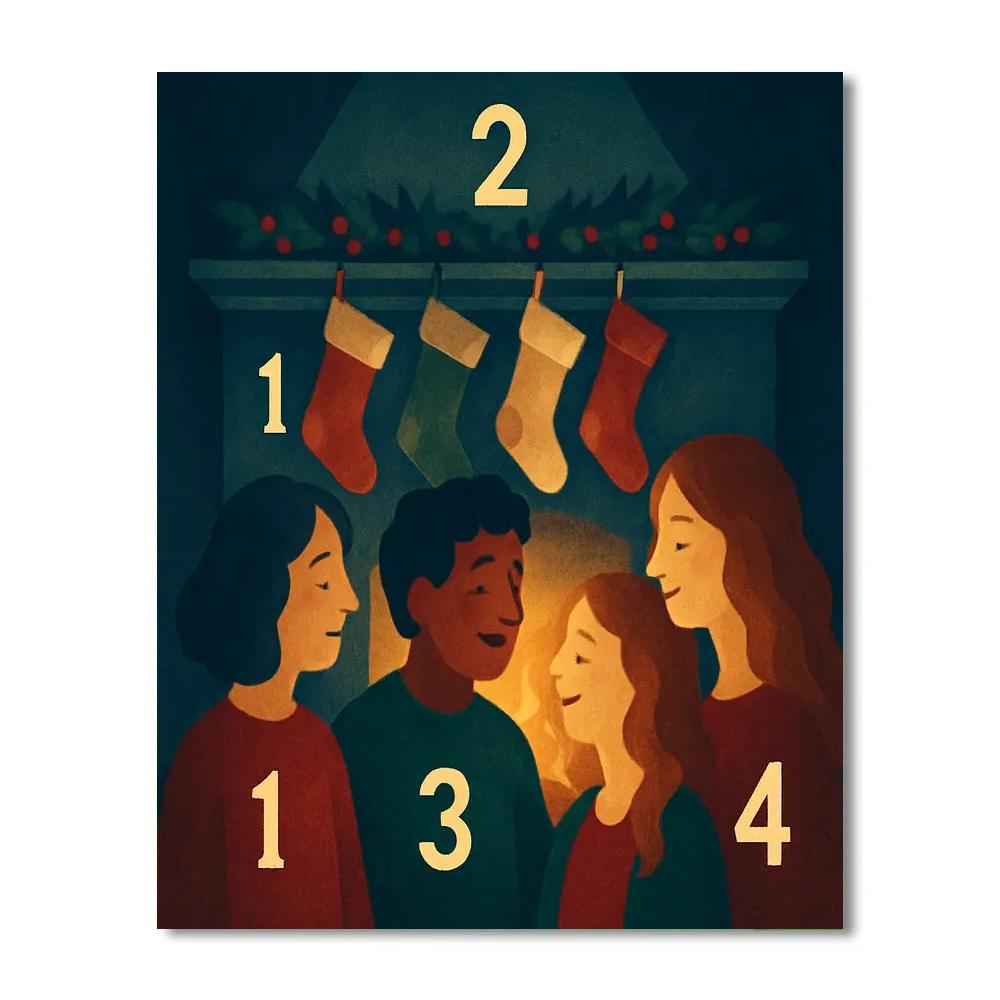 Midnight Mantle painting number kit
