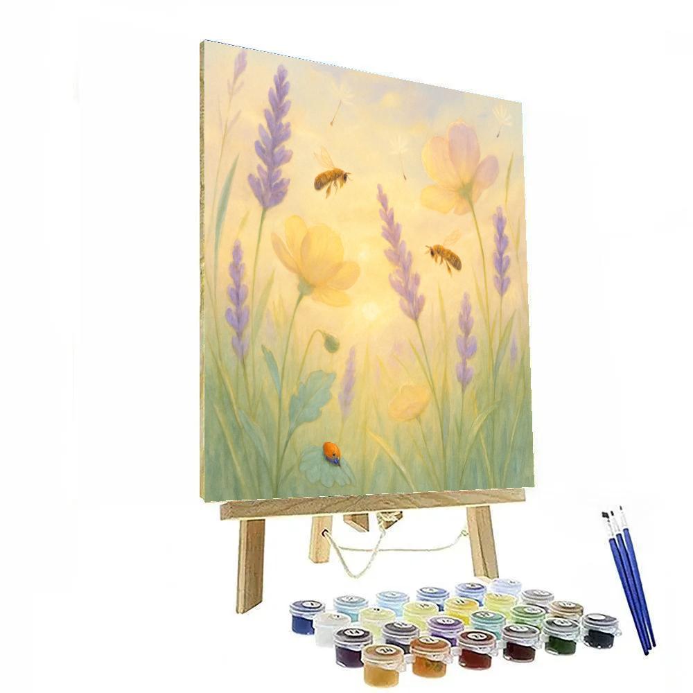 Flower Meadow Whispers Painting by numbers kit