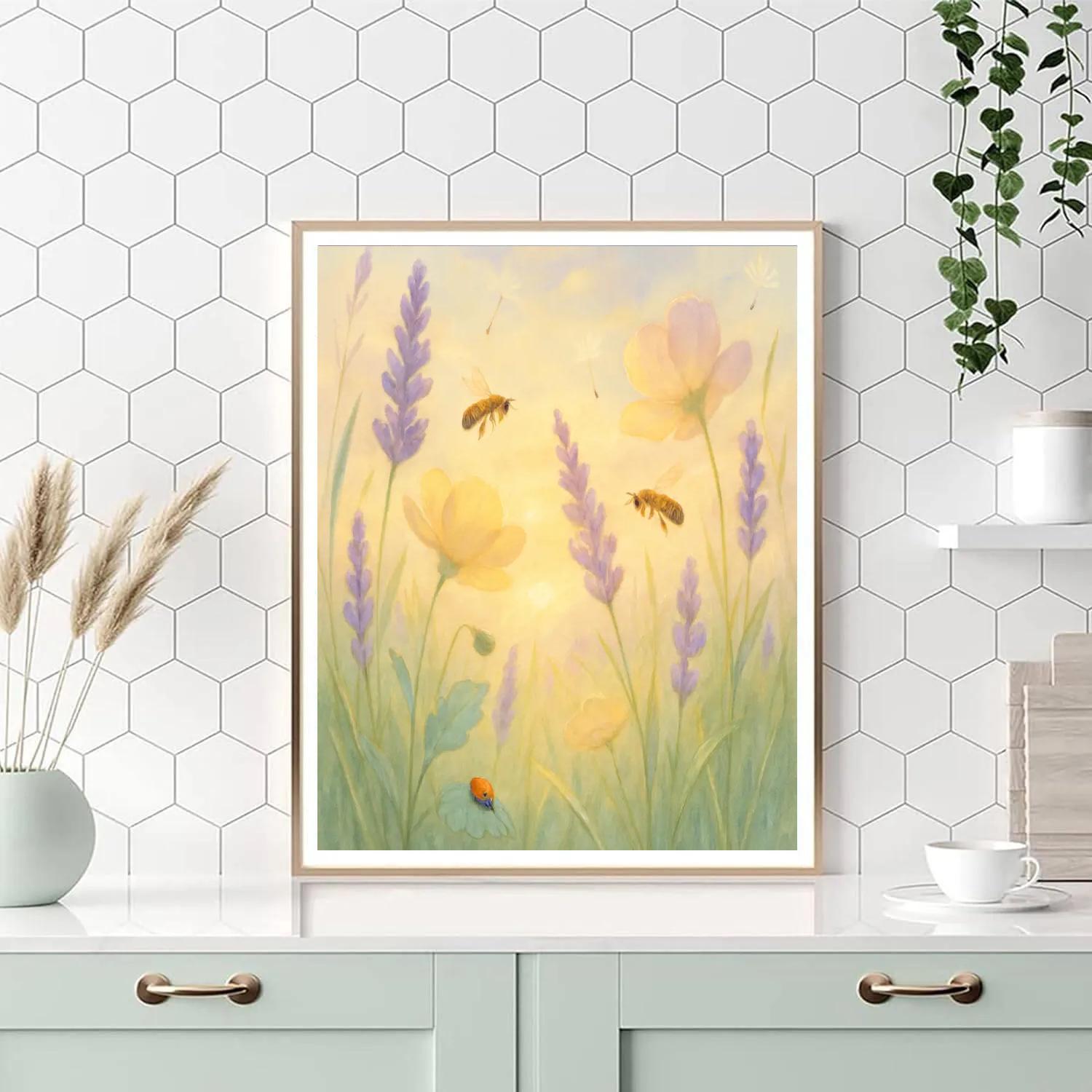 Flower Meadow Whispers Painting by numbers kit