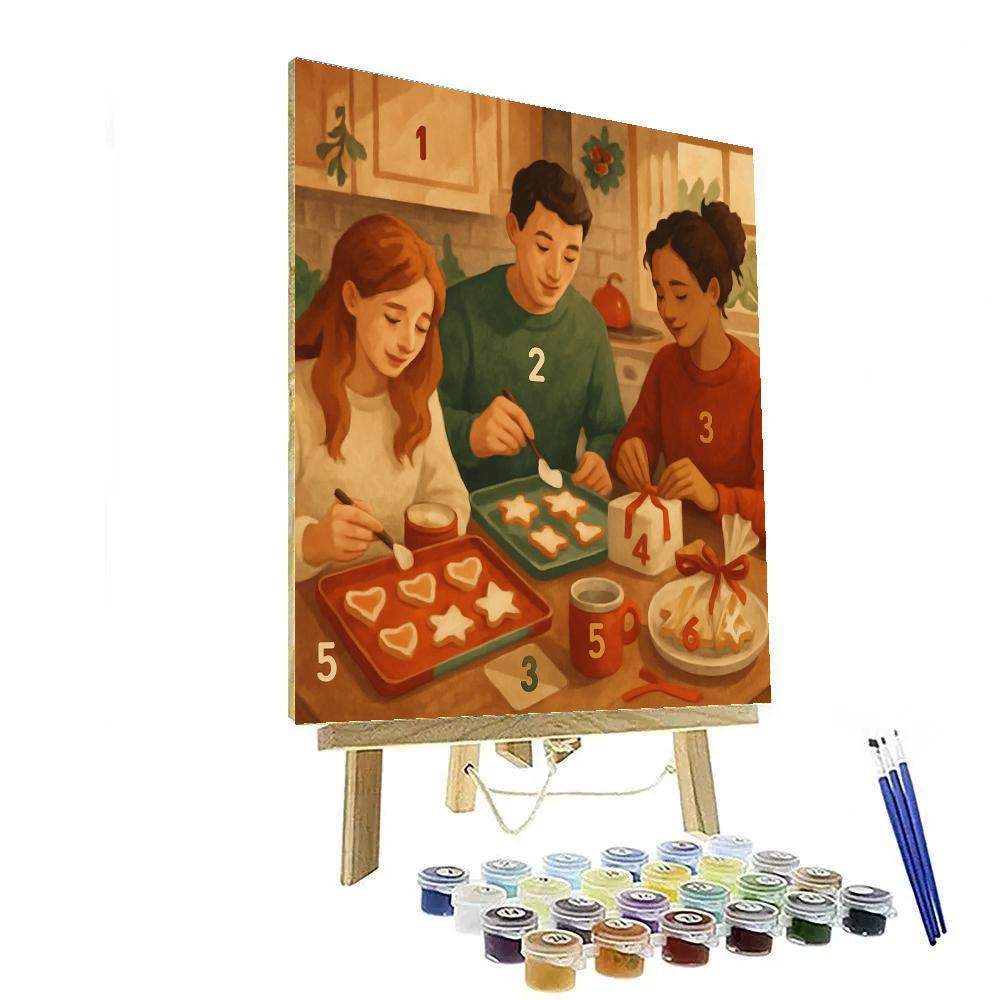 Bakeshop Morning Painting by numbers kit