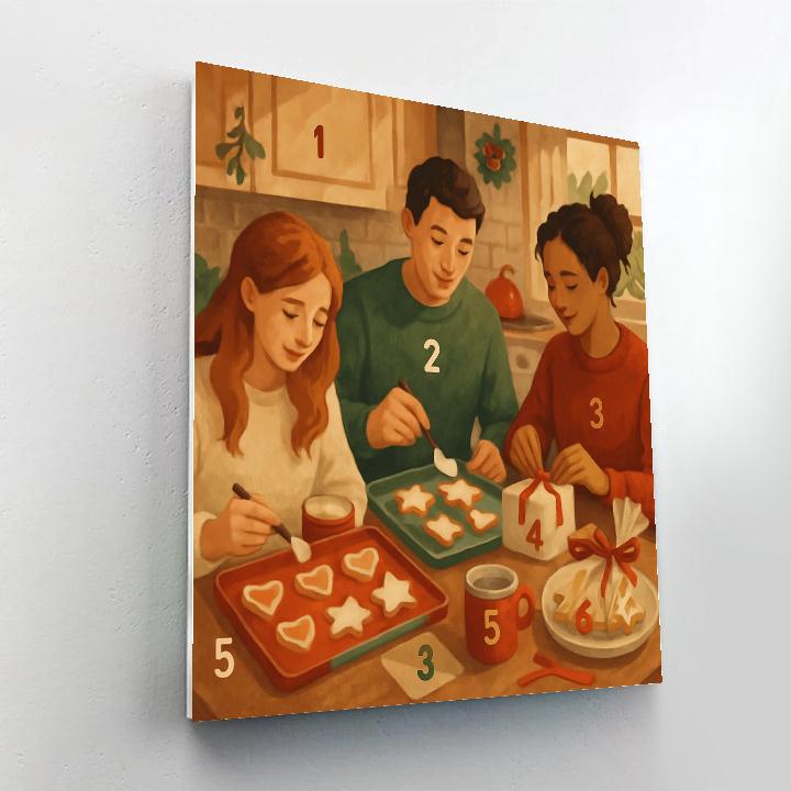 Bakeshop Morning Painting by numbers kit
