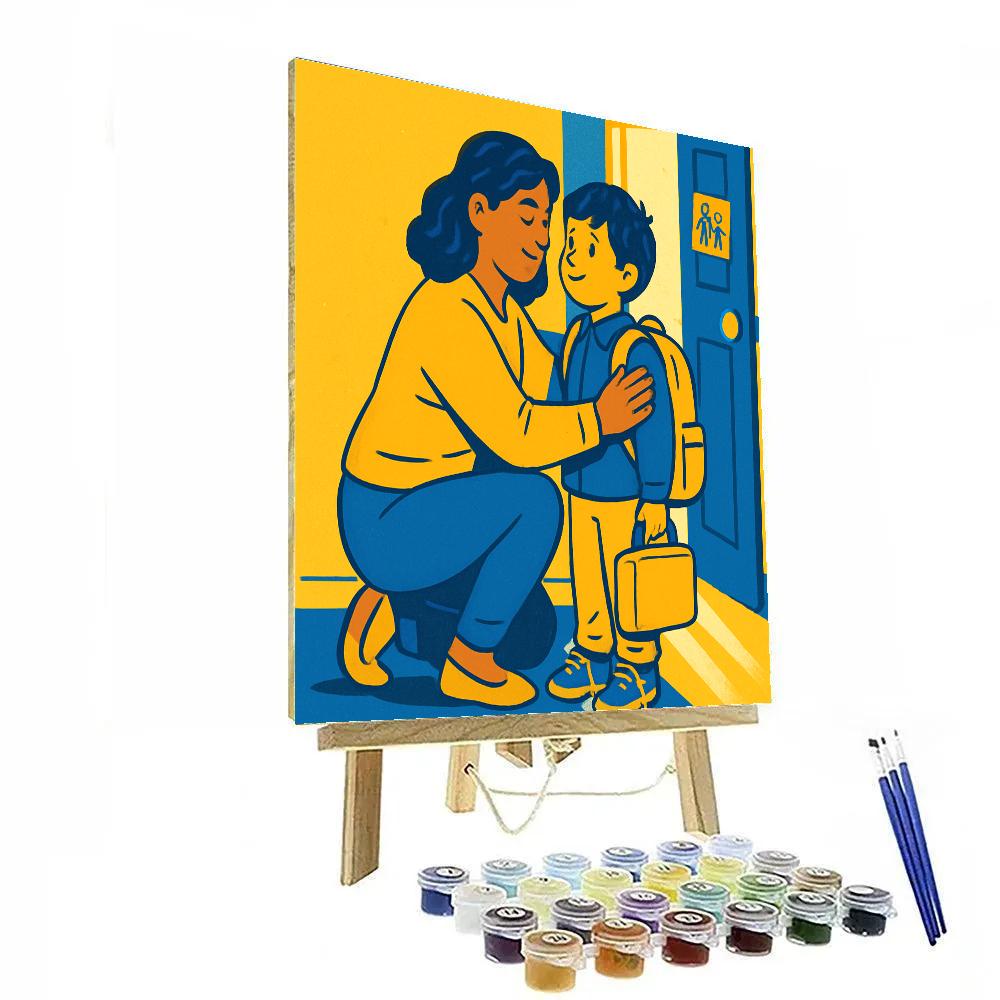 Back To School Morning Hug Paint by numbers kits
