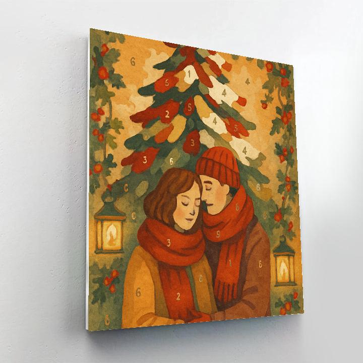 Twilight Evergreen Gathering Number painting
