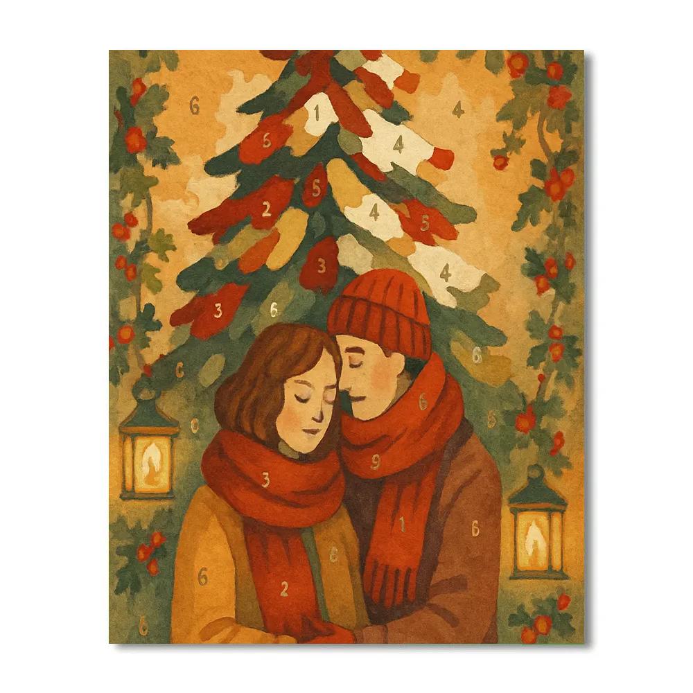Twilight Evergreen Gathering Number painting