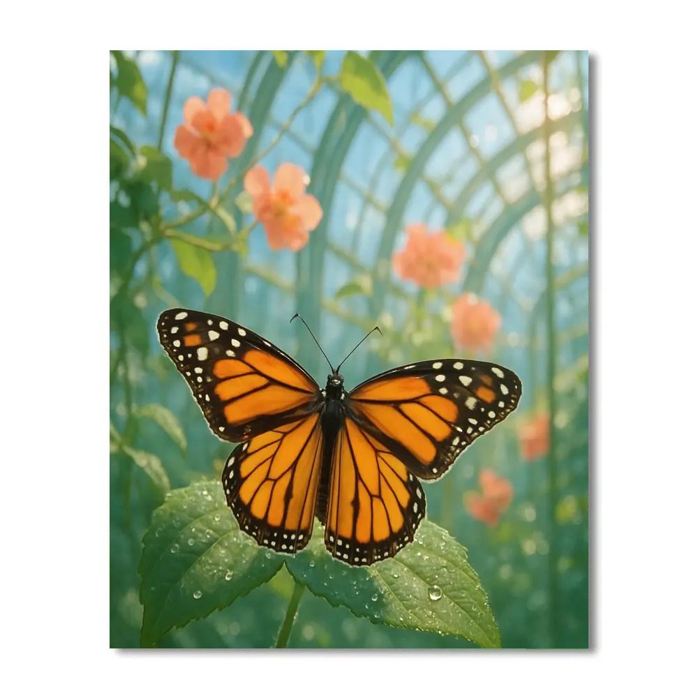 Butterfly Garden Reverie DIY paint by numbers