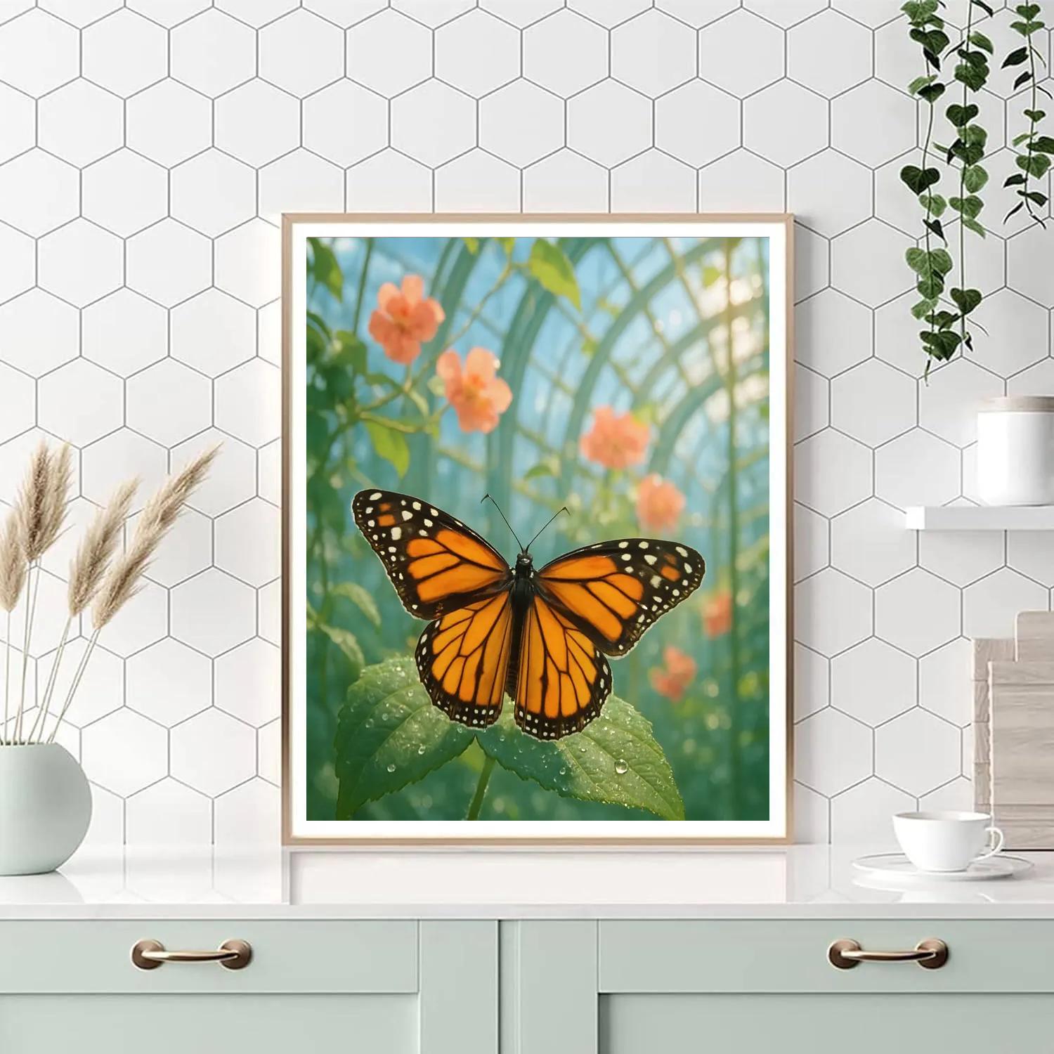 Butterfly Garden Reverie DIY paint by numbers