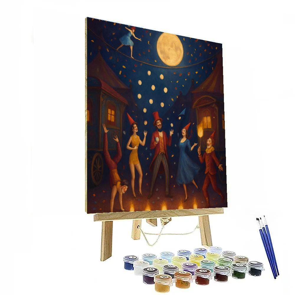 Circus Velvet Night Parade Painting by numbers kit