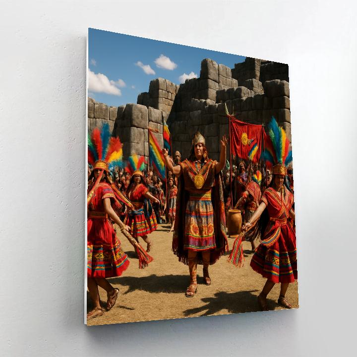 Inti Raymi Festival In Cusco Plaza Number painting