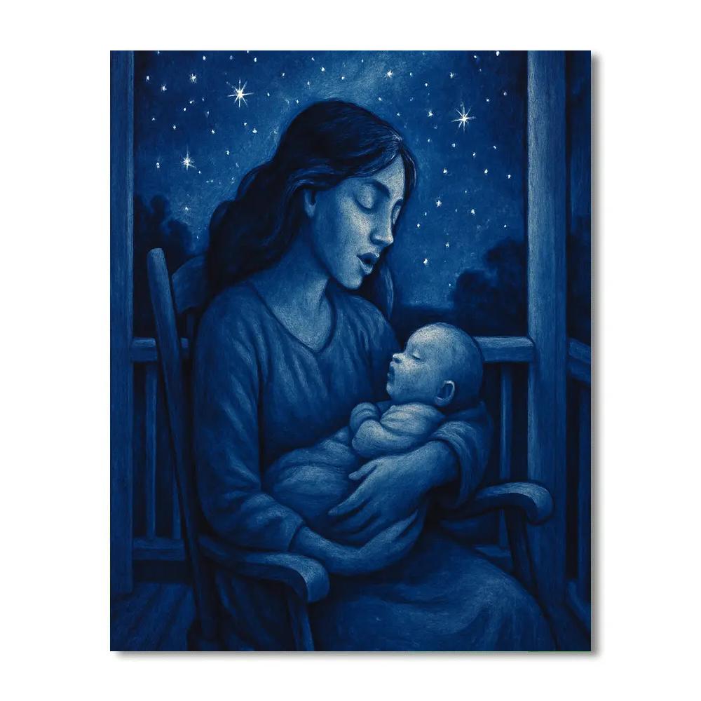 Evening Lullaby Under Stars Paint by numbers art