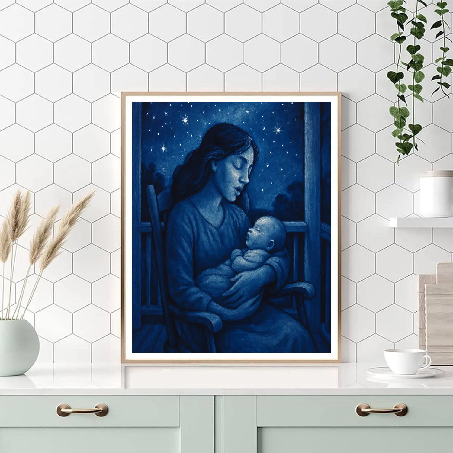 Evening Lullaby Under Stars Paint by numbers art
