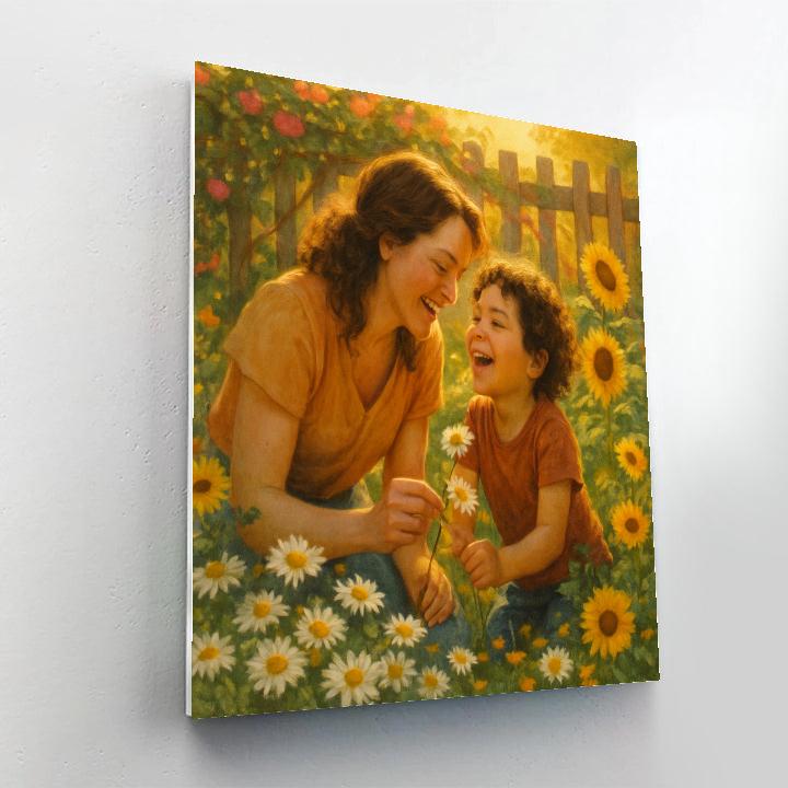 Heartfelt Garden Reunion Number painting