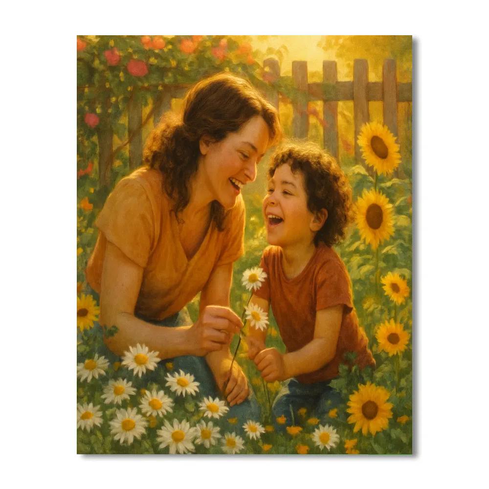 Heartfelt Garden Reunion Number painting