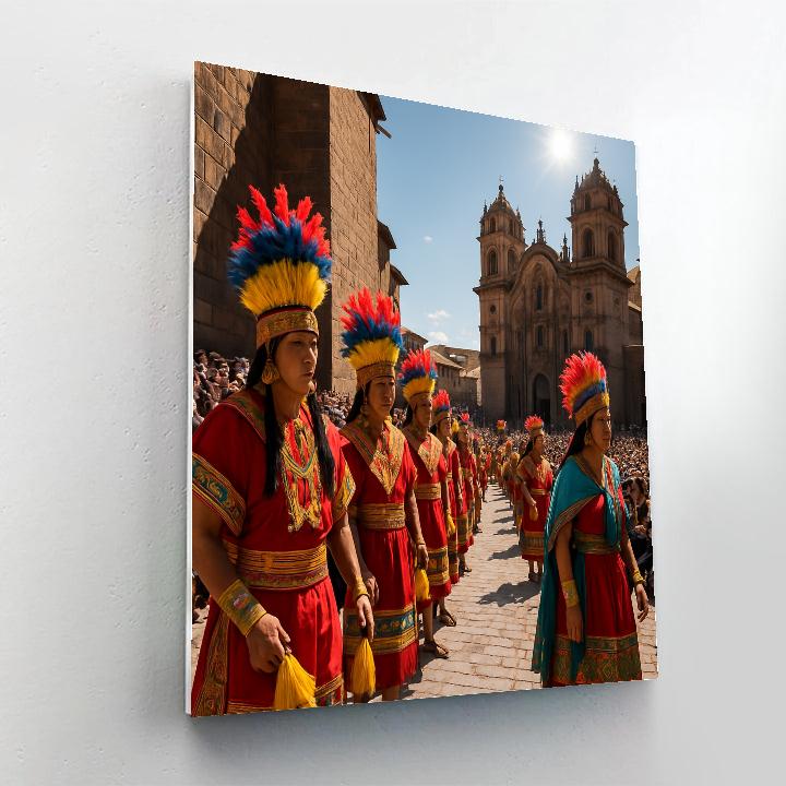 Inti Raymi Ceremony In Cusco painting number kit