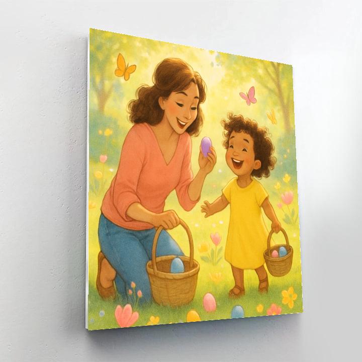 A Mothers Day Treasure Hunt paint by number