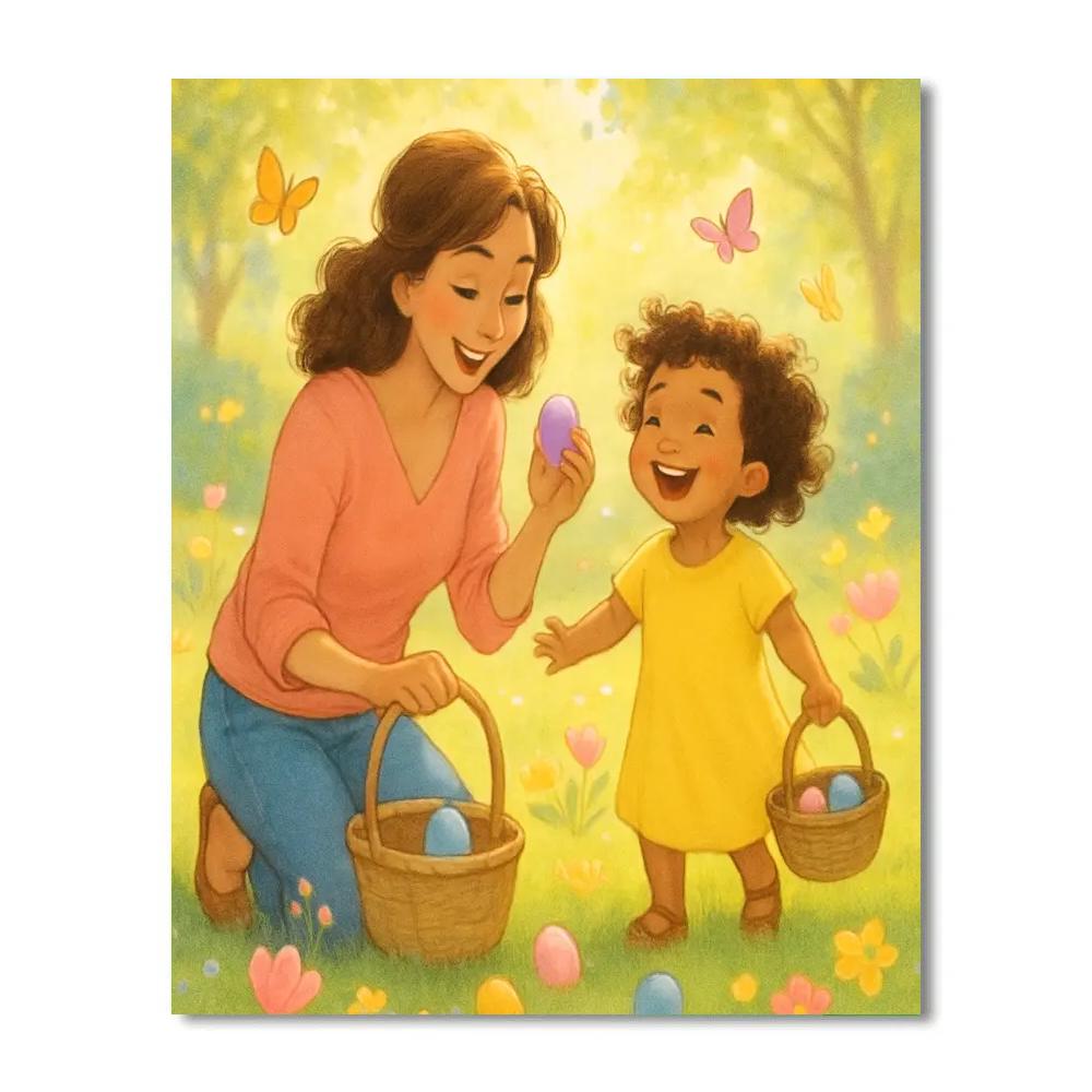 A Mothers Day Treasure Hunt paint by number