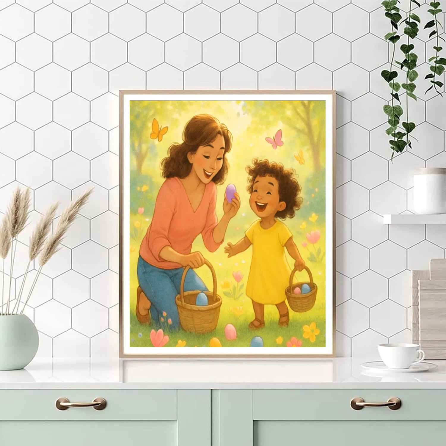 A Mothers Day Treasure Hunt paint by number