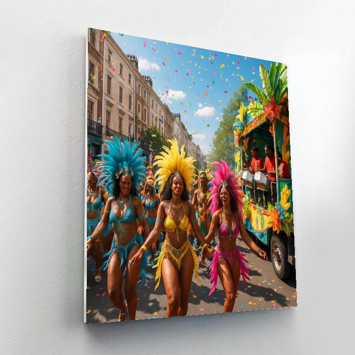 Notting Hill Carnival Street Scene Paint by numbers kits