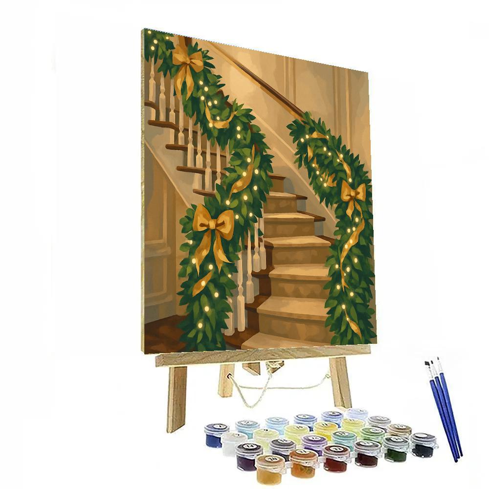 Golden Garland Glow paint by color